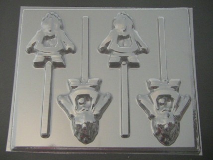 360sp Cogman Chocolate or Hard Candy Lollipop Mold 360sp Cogman Chocolate or Hard Candy Lollipop Mold
